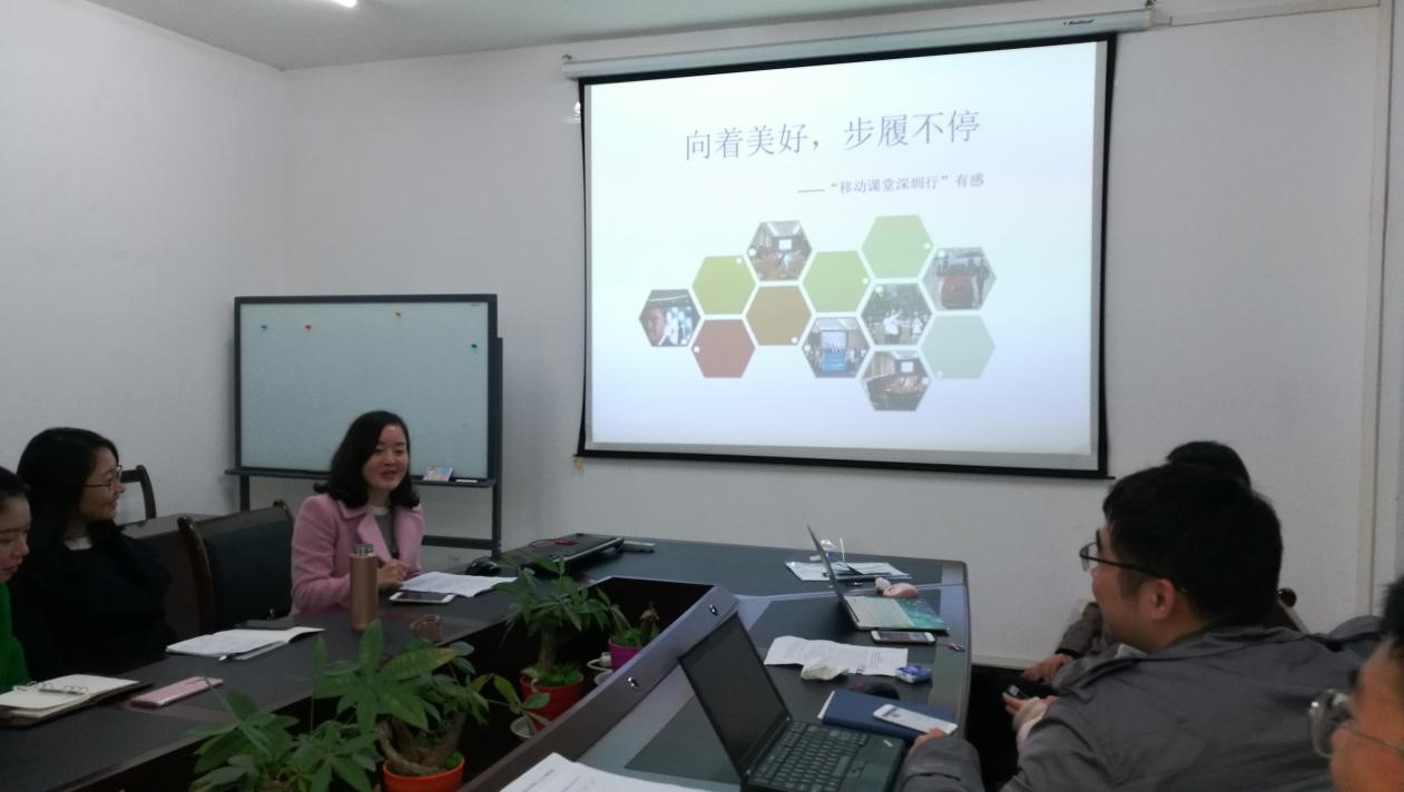 MBA学员代表黄娇梅同学作交流